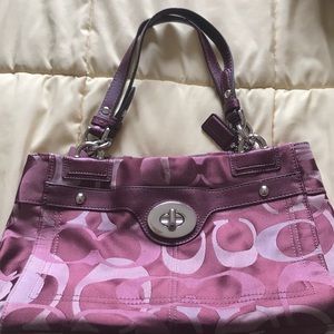 COPY - Purple Coach Purse